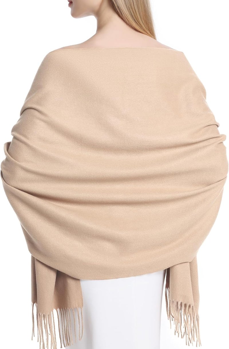 Sofier Pashmina Shawls And Wraps for Women for Evening Dress Warm Winter Scarf Wedding Bride Bridesmaid Gifts Cashmere Feel - Image 1